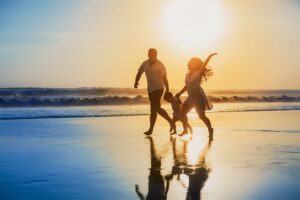 Family on Holden Beach